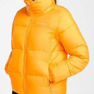 Columbia Yellow Puffer Winter Jacket - S